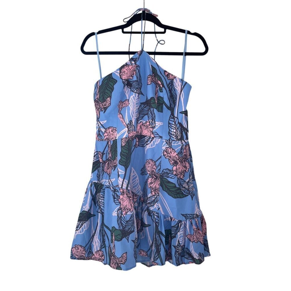 Hutch Renata Halter Mini Dress Peri Inked Iris NWT Anthropologie